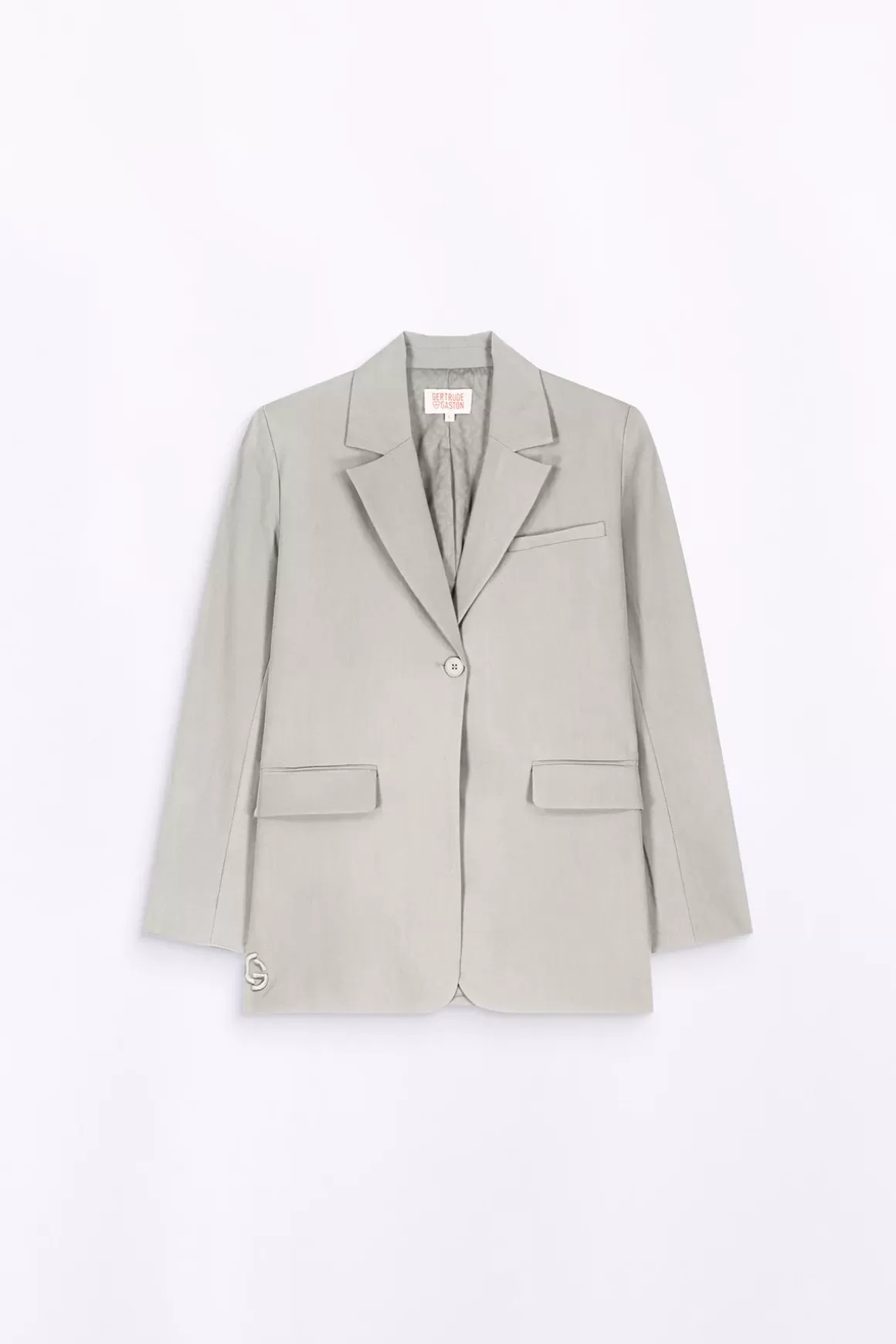 Gertrude Vestes & Surchemises*Blazer Droit Coupe Droite Camelia Dust