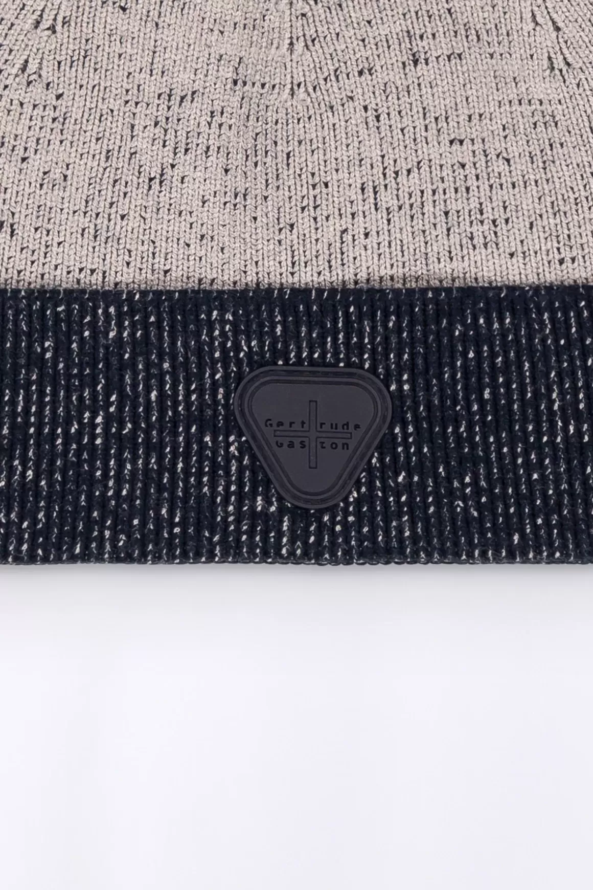 Gertrude Bobs & Bonnets*Bonnet Bicolore Unisexe Chinee Gio Night/Light Grey