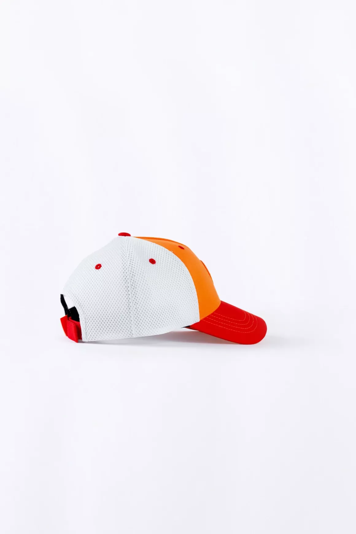 Gertrude Casquettes*Casquette Colorblock Avec Logo En Silicone Billy Orange/Rouge