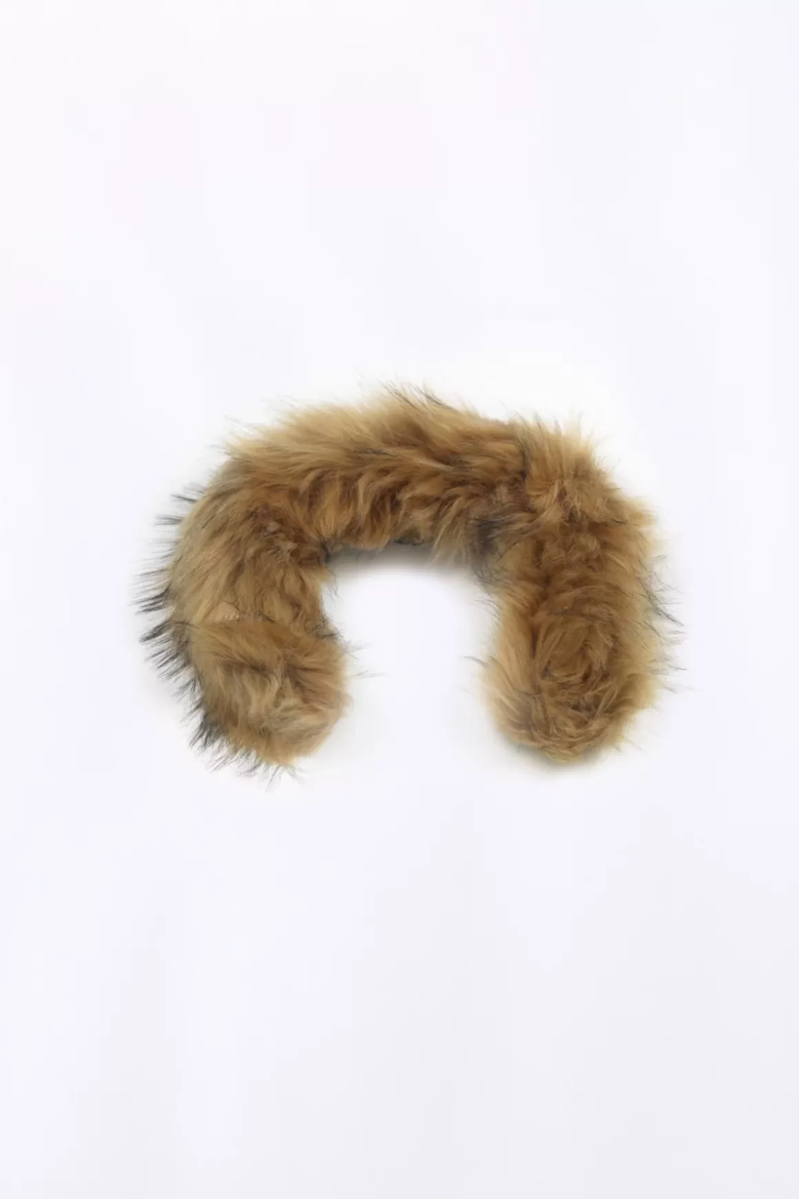 Gertrude Fourrures & Capuches*Col Fourrure Synthetique Fakefur Camel