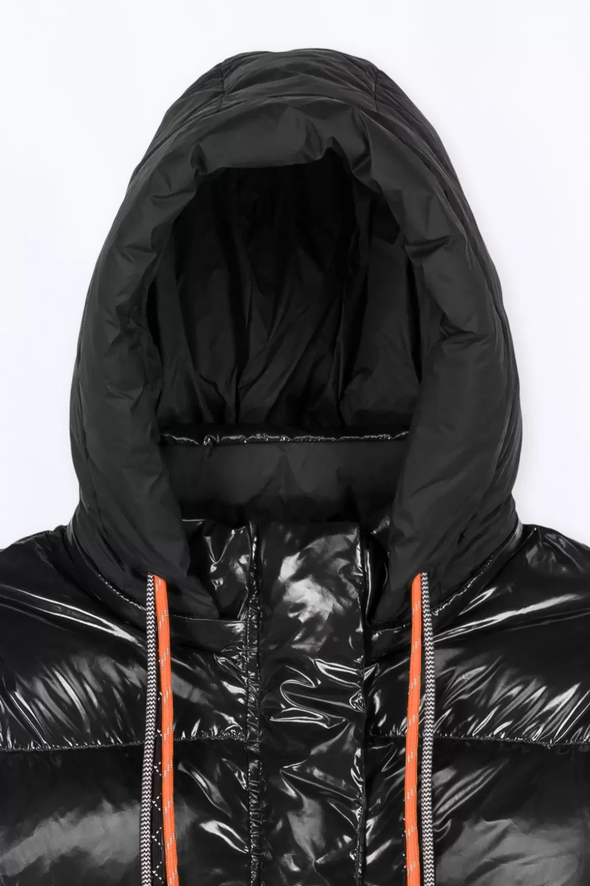 Gertrude Doudounes & Vestes*Doudoune Courte Nylon Glossy Little Lili Bright Black