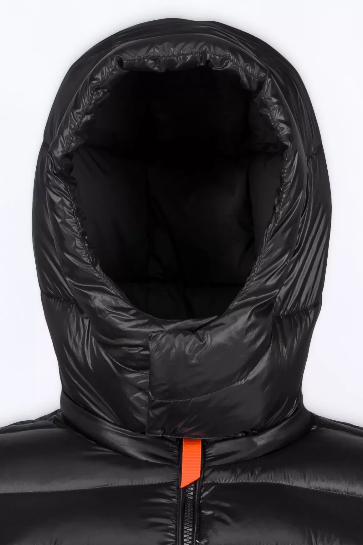 Gertrude Doudounes Courtes*Doudoune Legere Ajustee En Nylon Brillant France Glossy Black