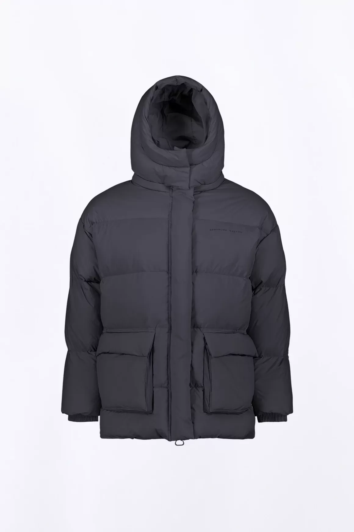 Gertrude Doudounes Longues*Doudoune Oversize Unisexe Mate Manie Texture Black