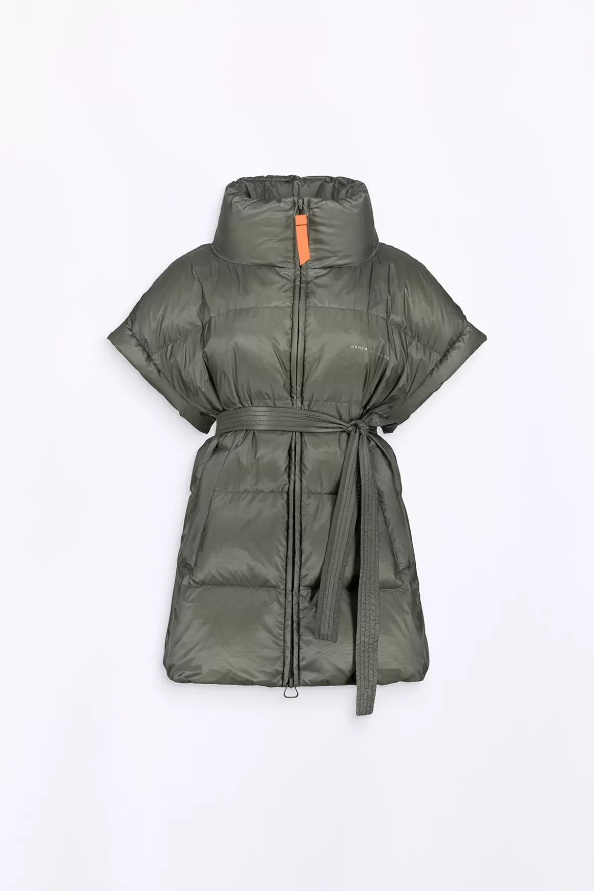 Gertrude Doudounes Longues*Doudoune Sans Manches Oversize En Nylon Ripstop Gaia Kaki