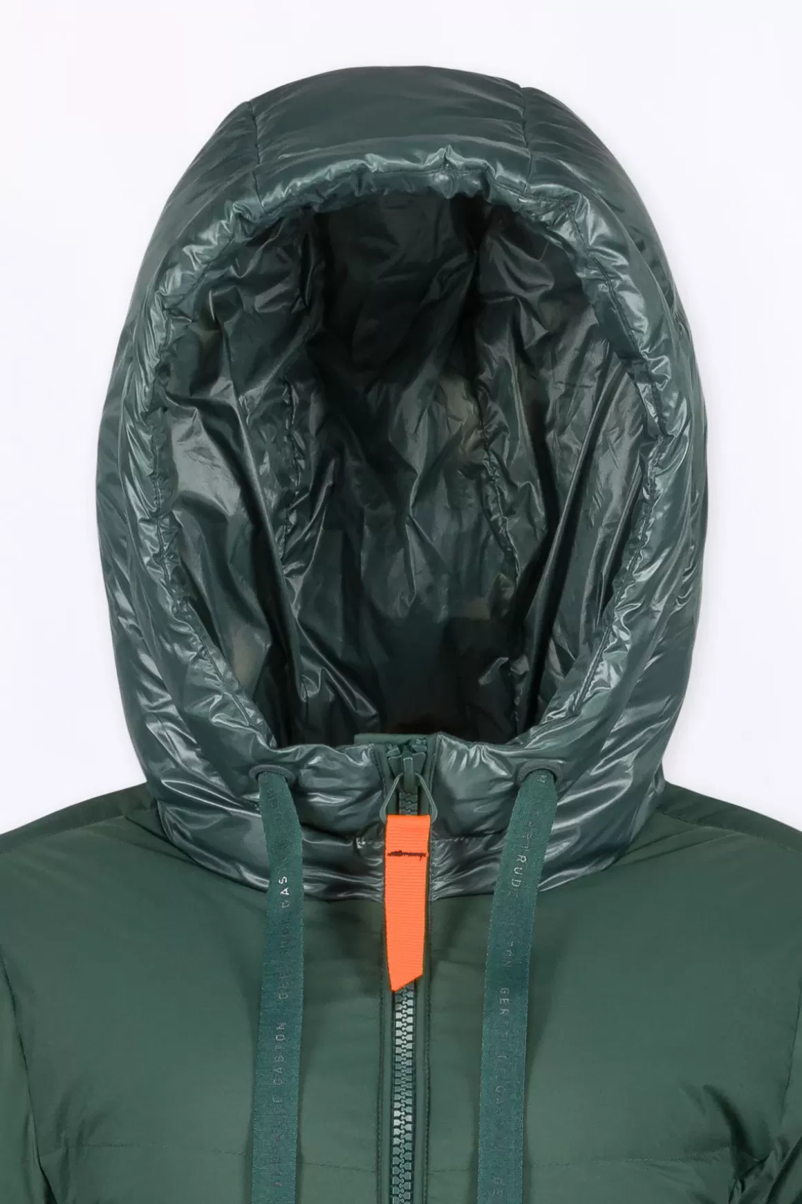 Gertrude Doudounes Courtes*Doudoune Texturee Coupe Trapeze Leslie Dark Green
