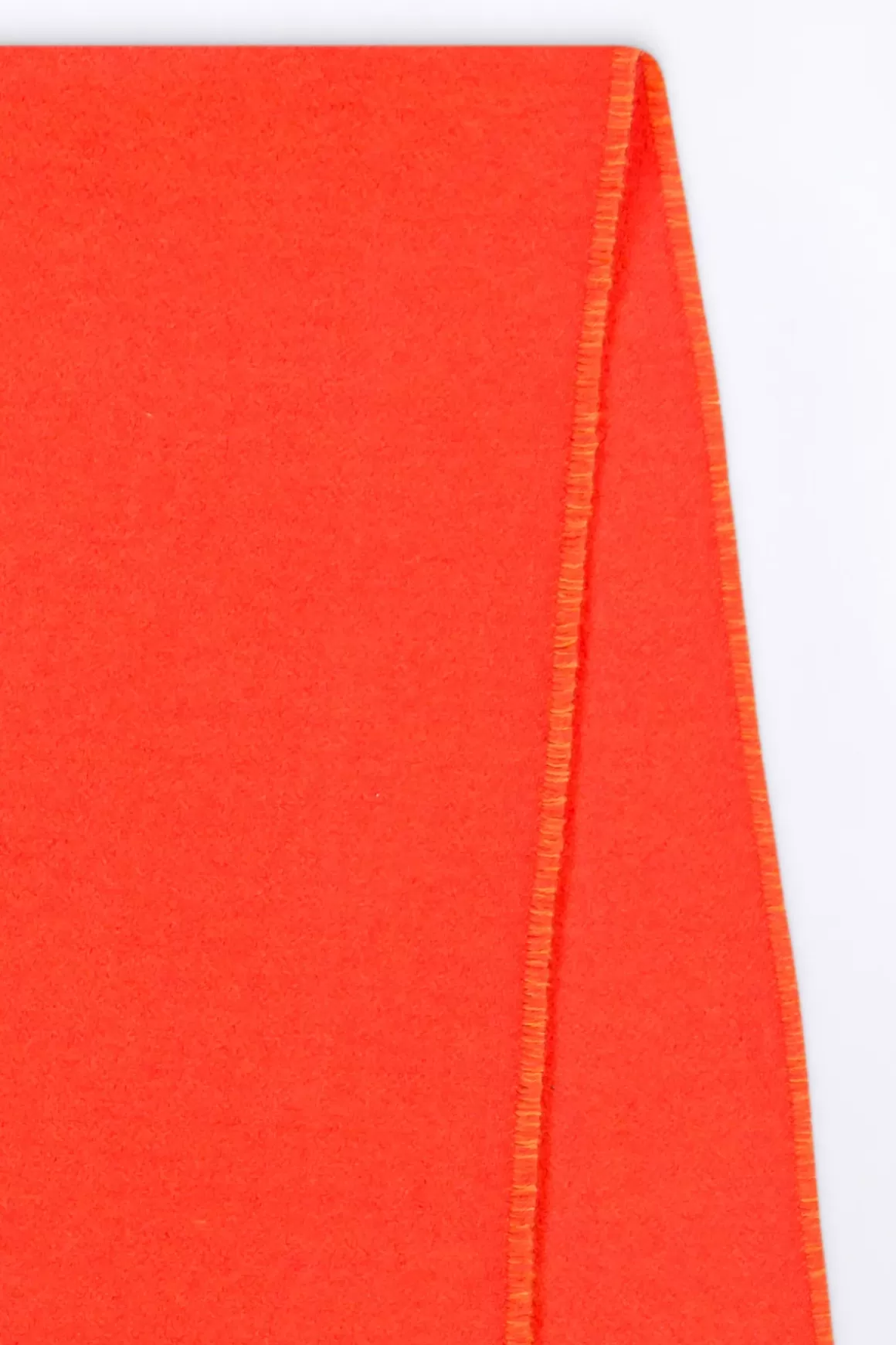 Gertrude Echarpes & Gants*Echarpe Unisexe En Maille Jacquard Bicolore Mathilde Orange
