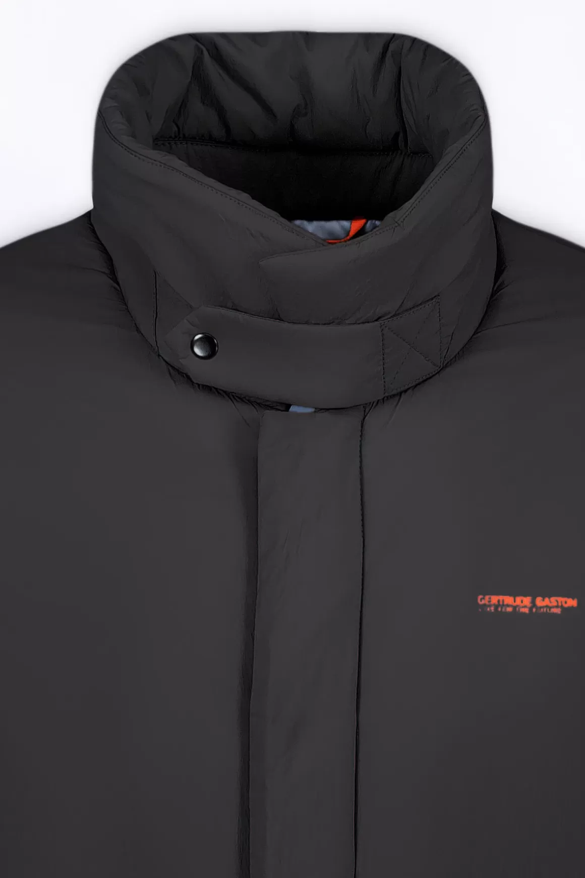 Gertrude Vestes*Manteau En Nylon Leger Coupe Droite Claude Black