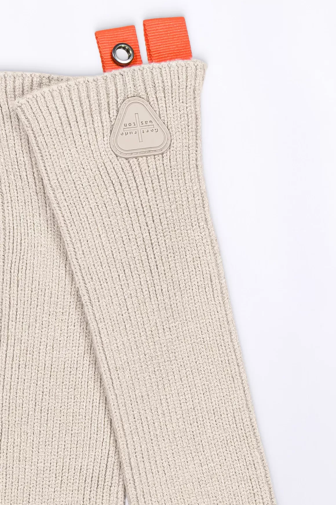 Gertrude Echarpes & Gants*Mitaines Longues En Maille Kitty Ciment