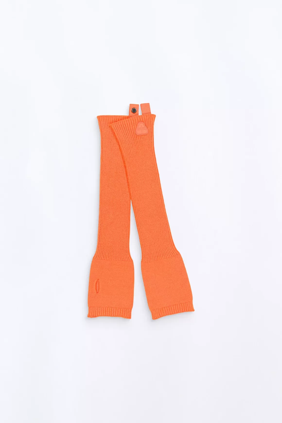 Gertrude Echarpes & Gants*Mitaines Longues En Maille Kitty Orange