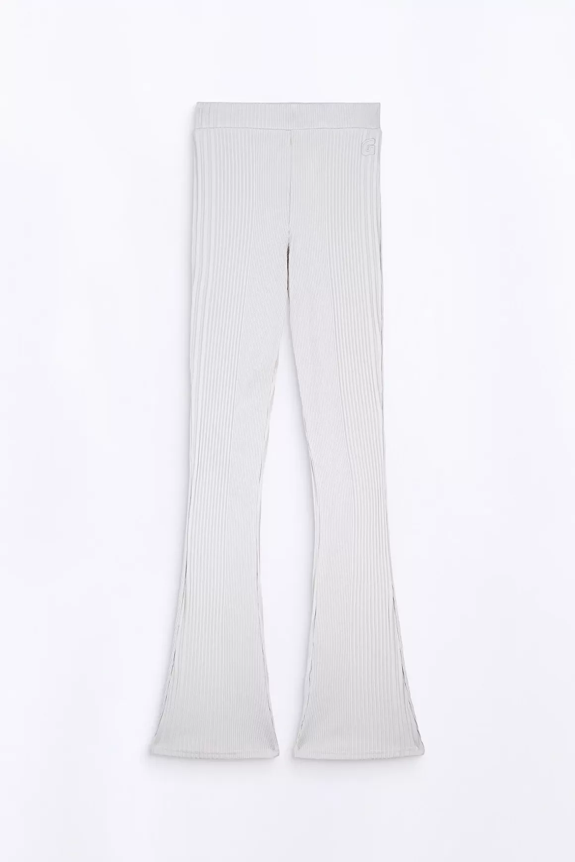 Gertrude Pantalons*Pantalon Ajuste Coupe Flare Minerva Ciment