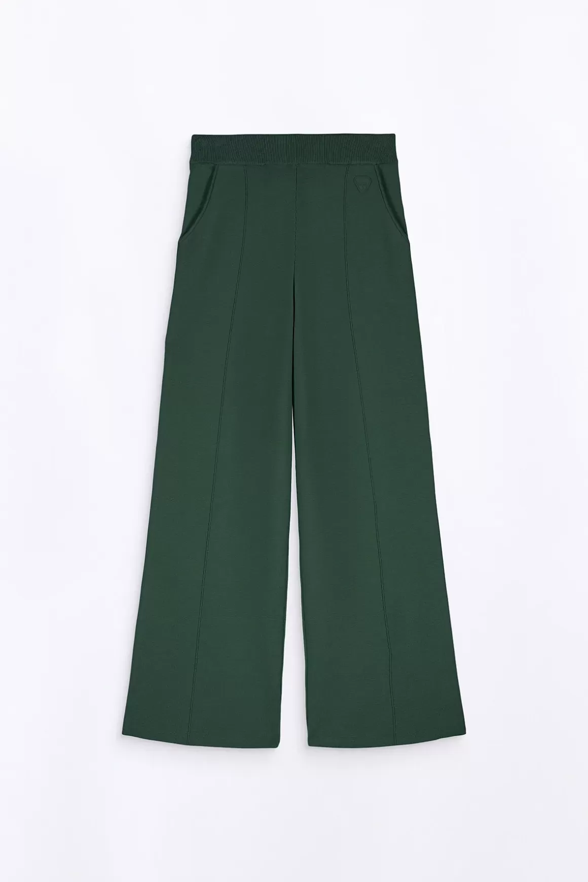 Gertrude Pantalons*Pantalon Ample En Maille Annie Dark Green