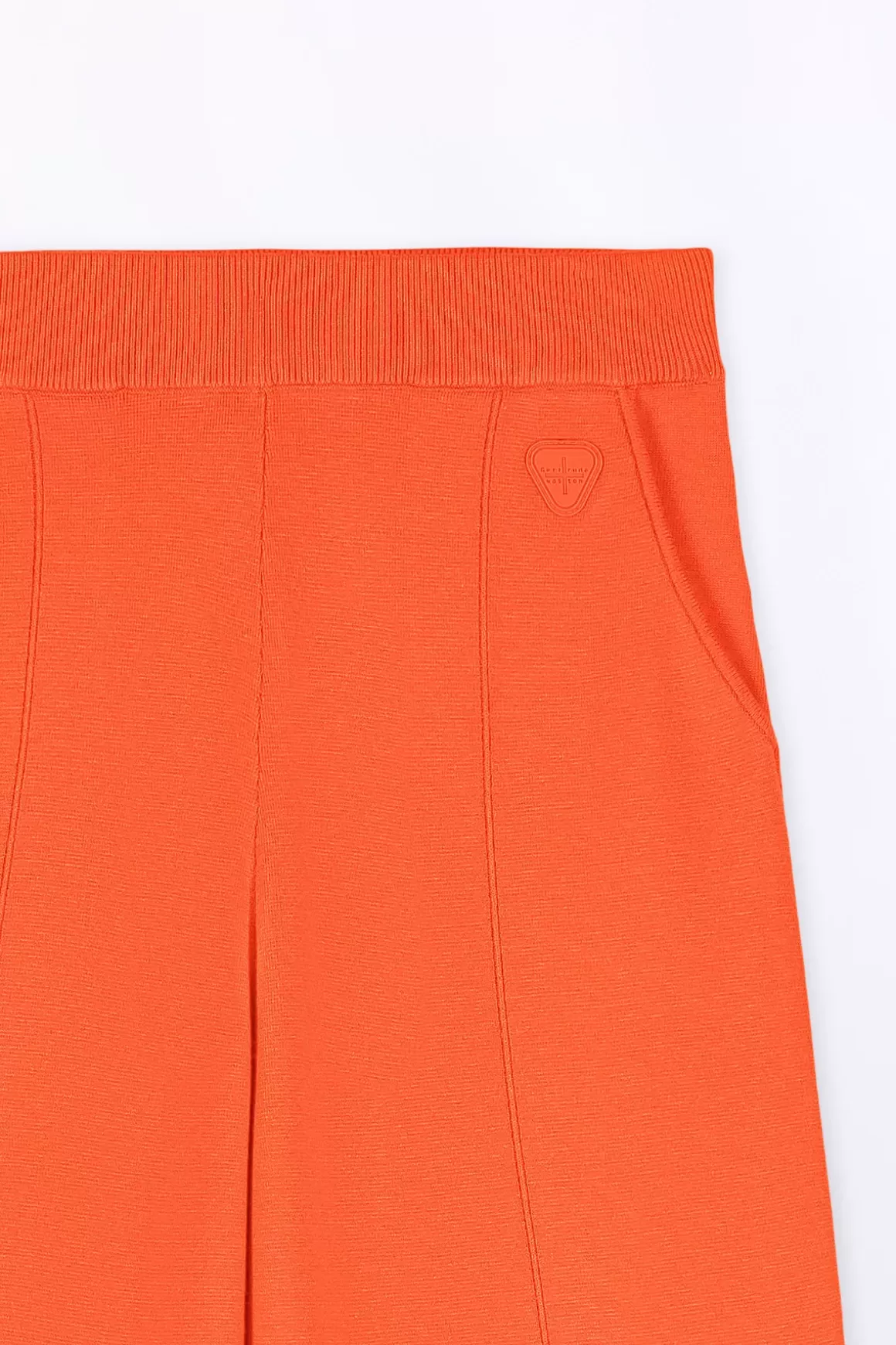 Gertrude Pantalons*Pantalon Ample En Maille Annie Orange