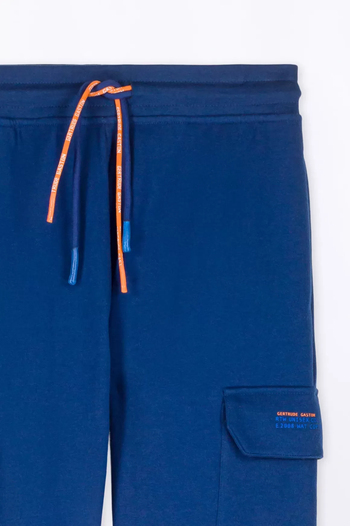 Gertrude Pantalons*Pantalon De Jogging Homme Poches Cargo Mario Worker Blue