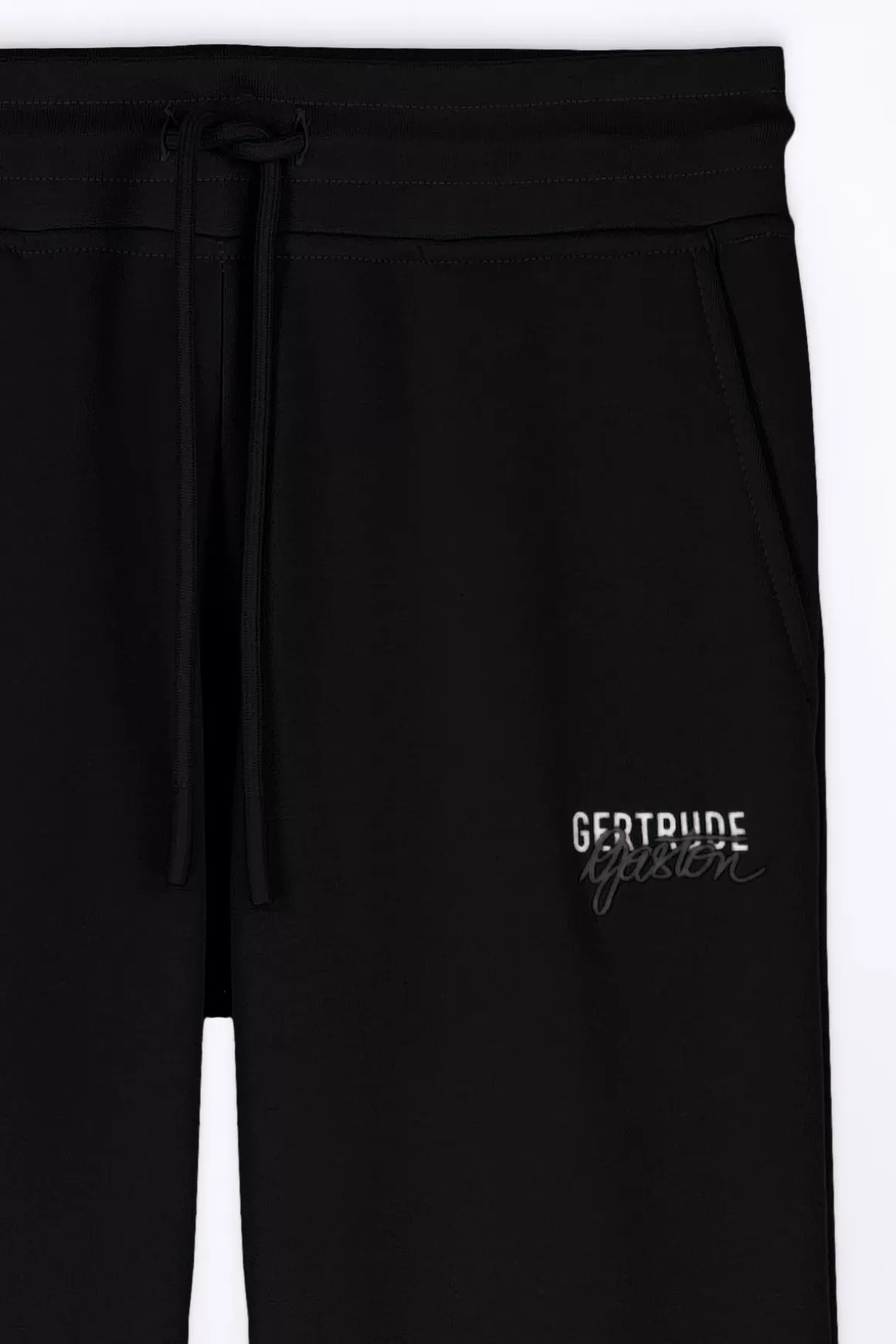 Gertrude Pantalons*Pantalon Jogging Flare Taille Haute Nanou Black
