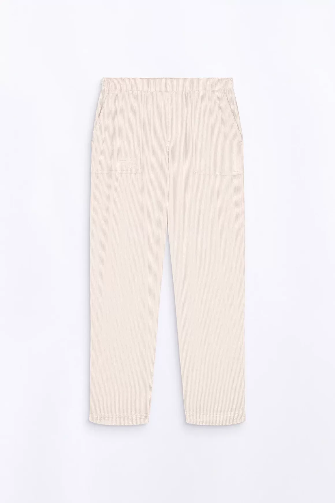Gertrude Pantalons*Pantalon Unisexe Facon Velours Cotele Axel Ecru