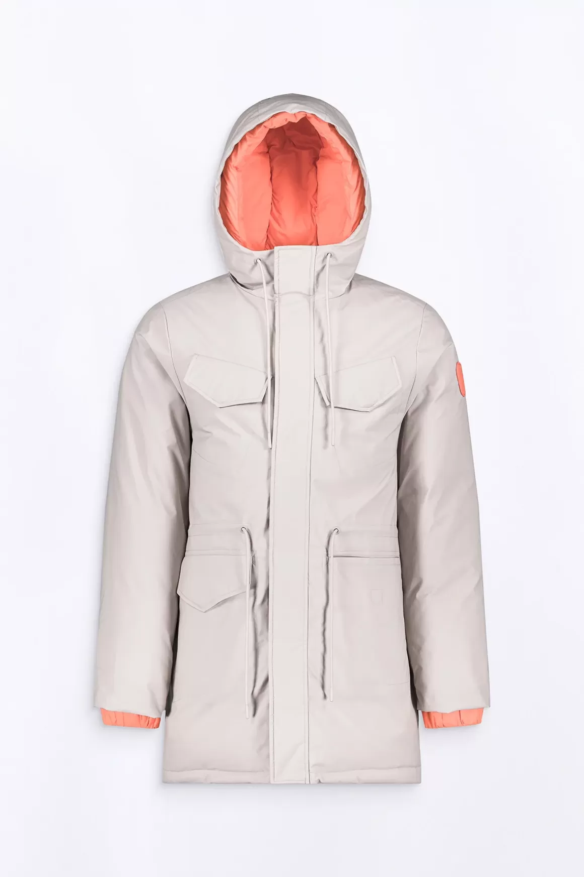 Gertrude Doudounes Longues*Parka 3 En 1 En Neoprene Marcus Ciment