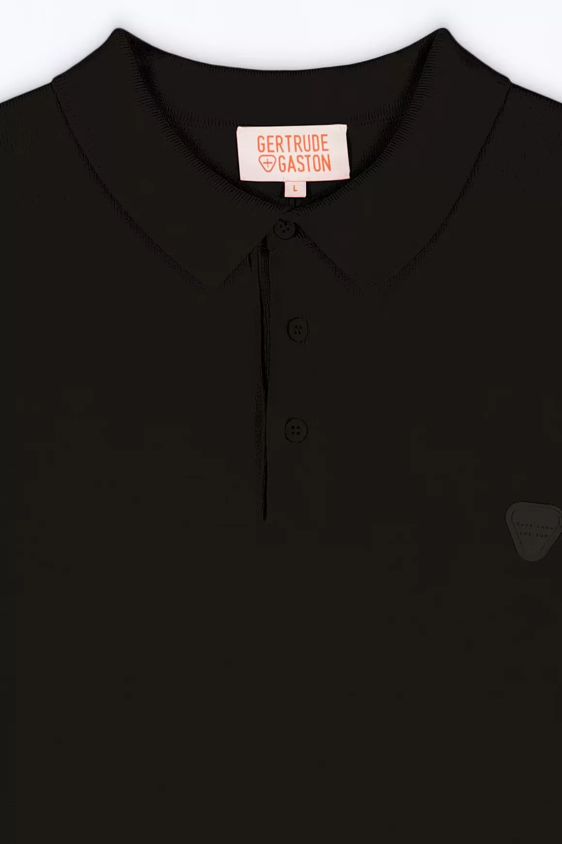 Gertrude Pulls & Polos*Polo En Maille Coupe Droite Judas Black