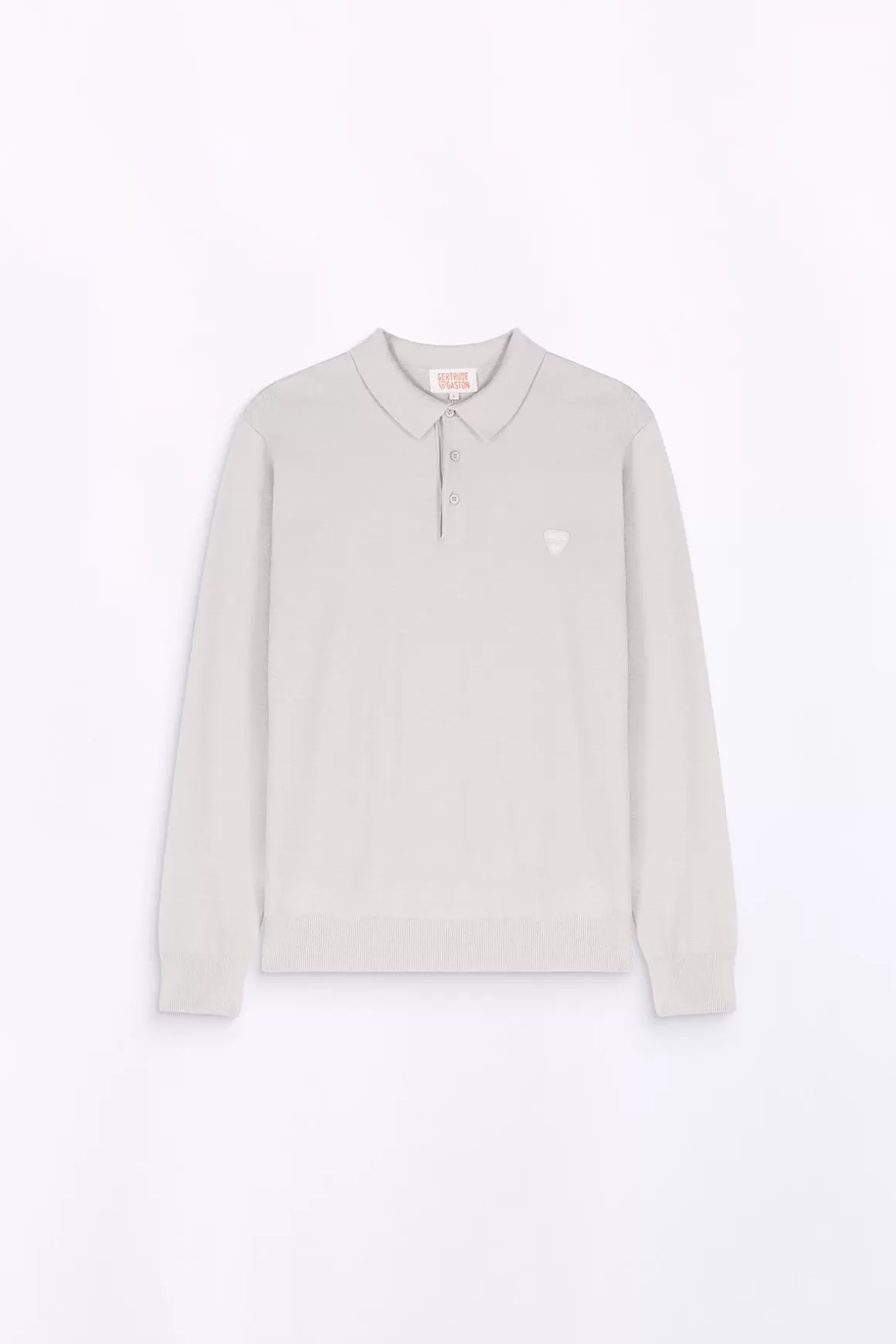 Gertrude Pulls & Polos*Polo En Maille Coupe Droite Judas Ciment