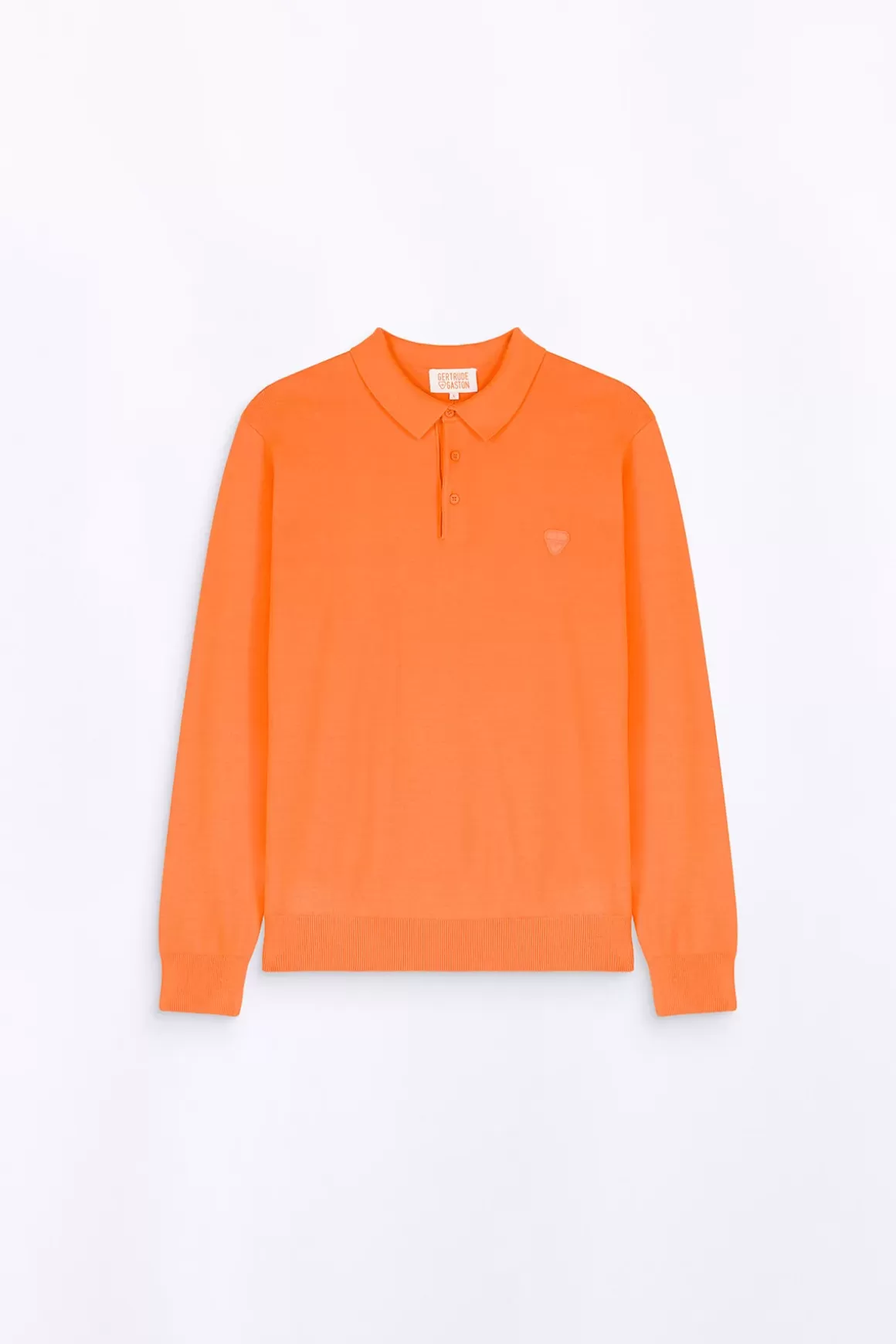 Gertrude Pulls & Polos*Polo En Maille Coupe Droite Judas Orange