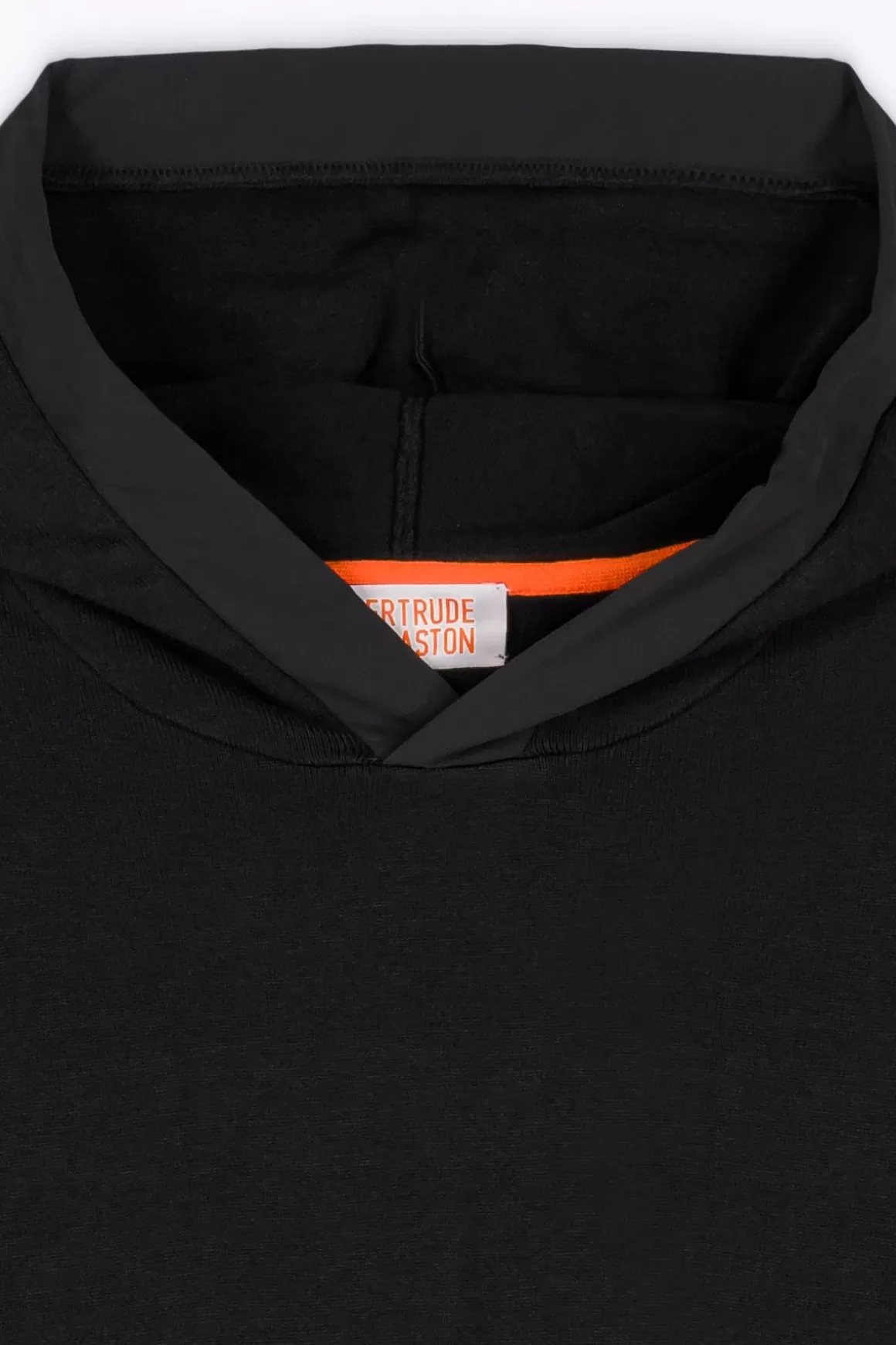 Gertrude Pulls & Polos*Pull A Capuche Bi-Matiere Nylon-Maille Yohan Black