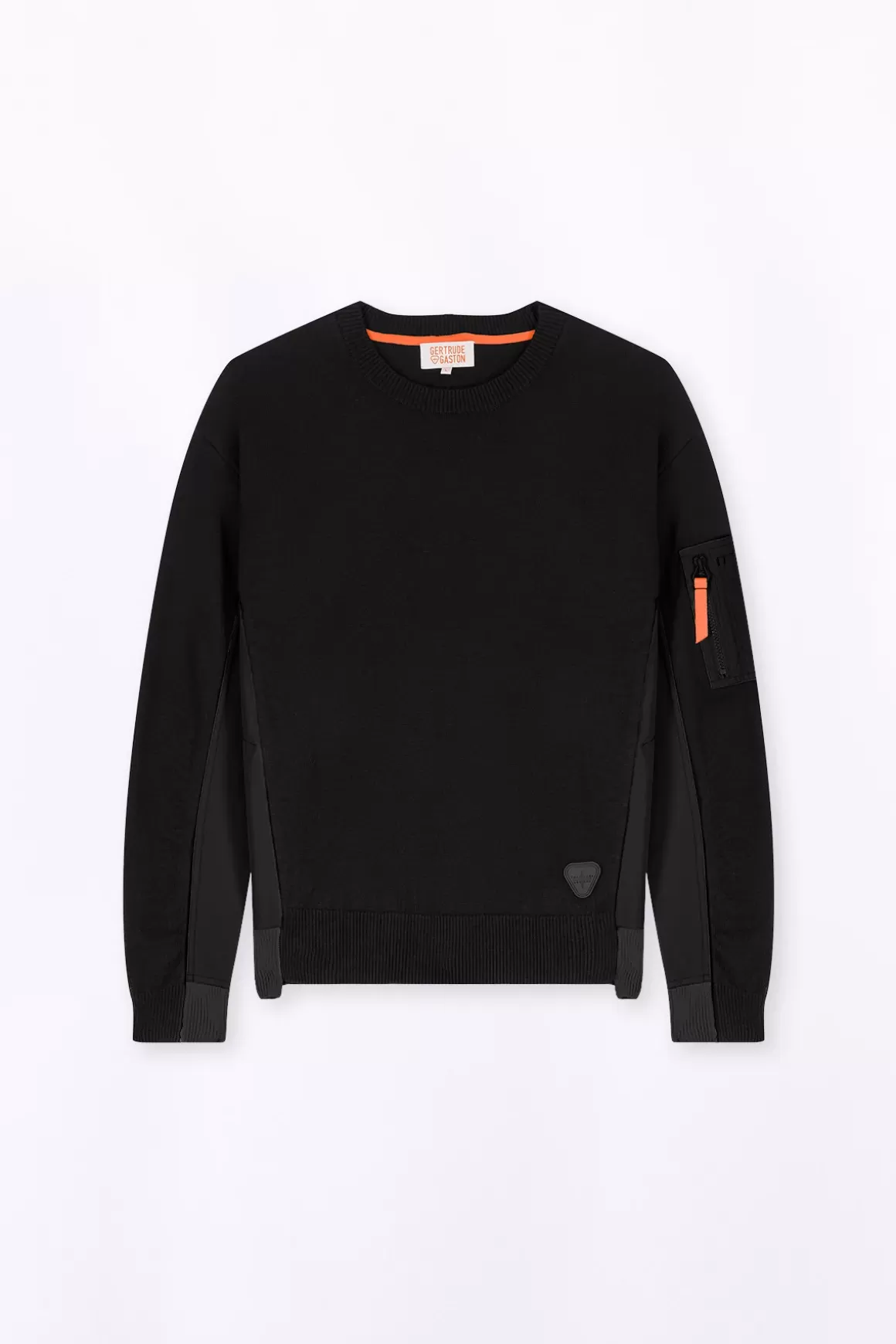 Gertrude Pulls & Polos*Pull Bombardier Bi-Matiere Aldo Black