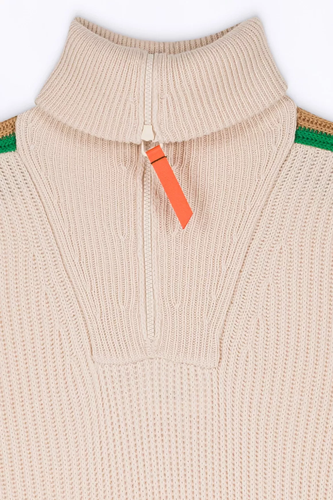 Gertrude Pulls & Cardigans*Pull Camionneur En Maille Perlee Agathe Ecru