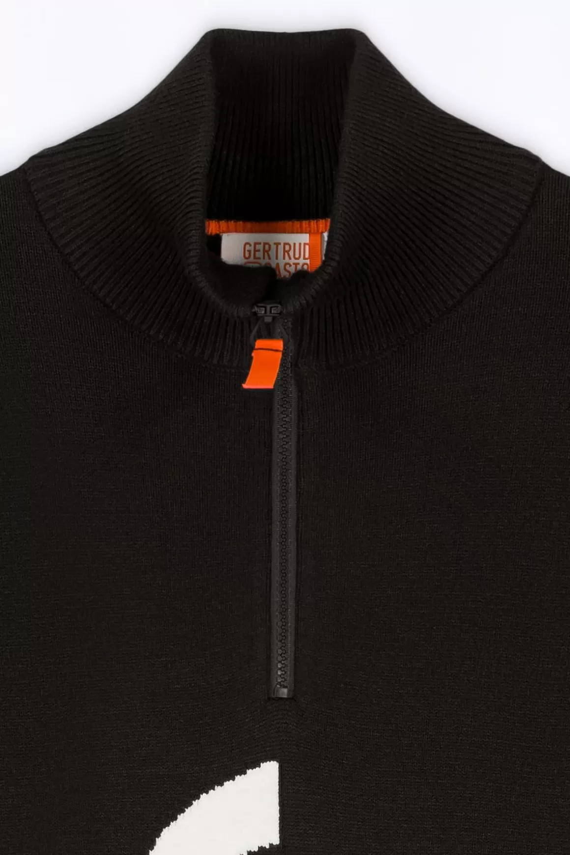 Gertrude Pulls & Cardigans*Pull Col Montant Zippe Lewis Black