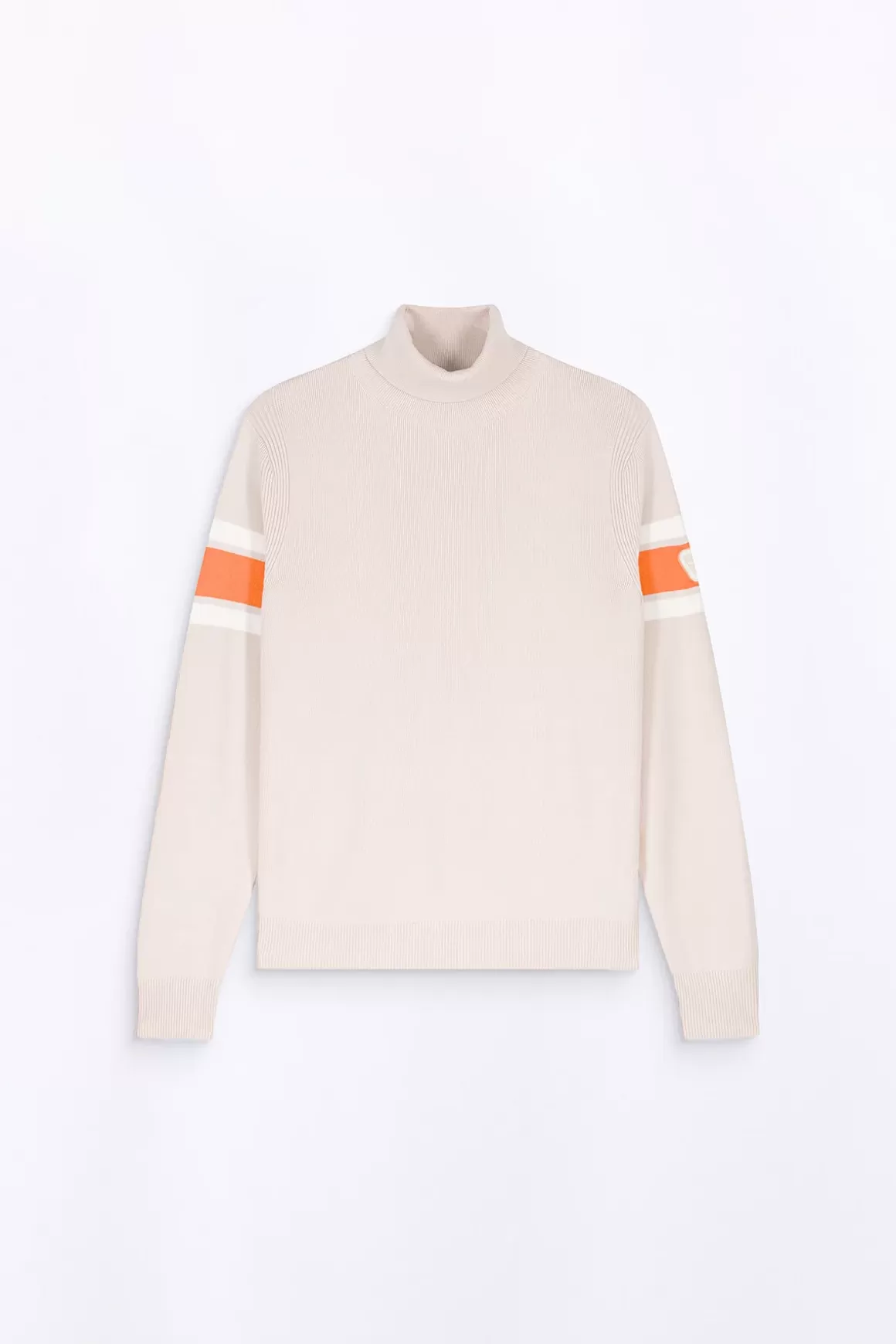 Gertrude Pulls & Polos*Pull Col Roule Bandes Contrastees Ellis Ecru