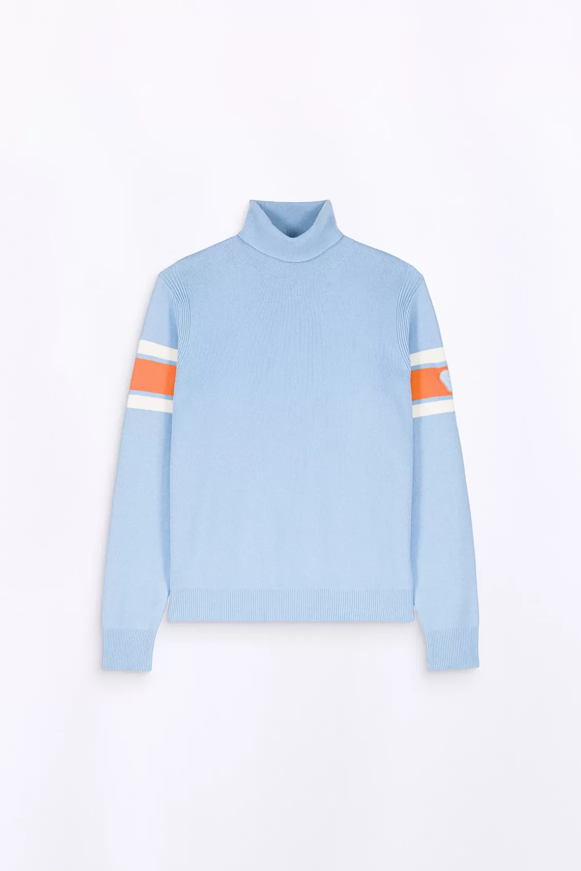 Gertrude Pulls & Polos*Pull Col Roule Bandes Contrastees Ellis Hortensia