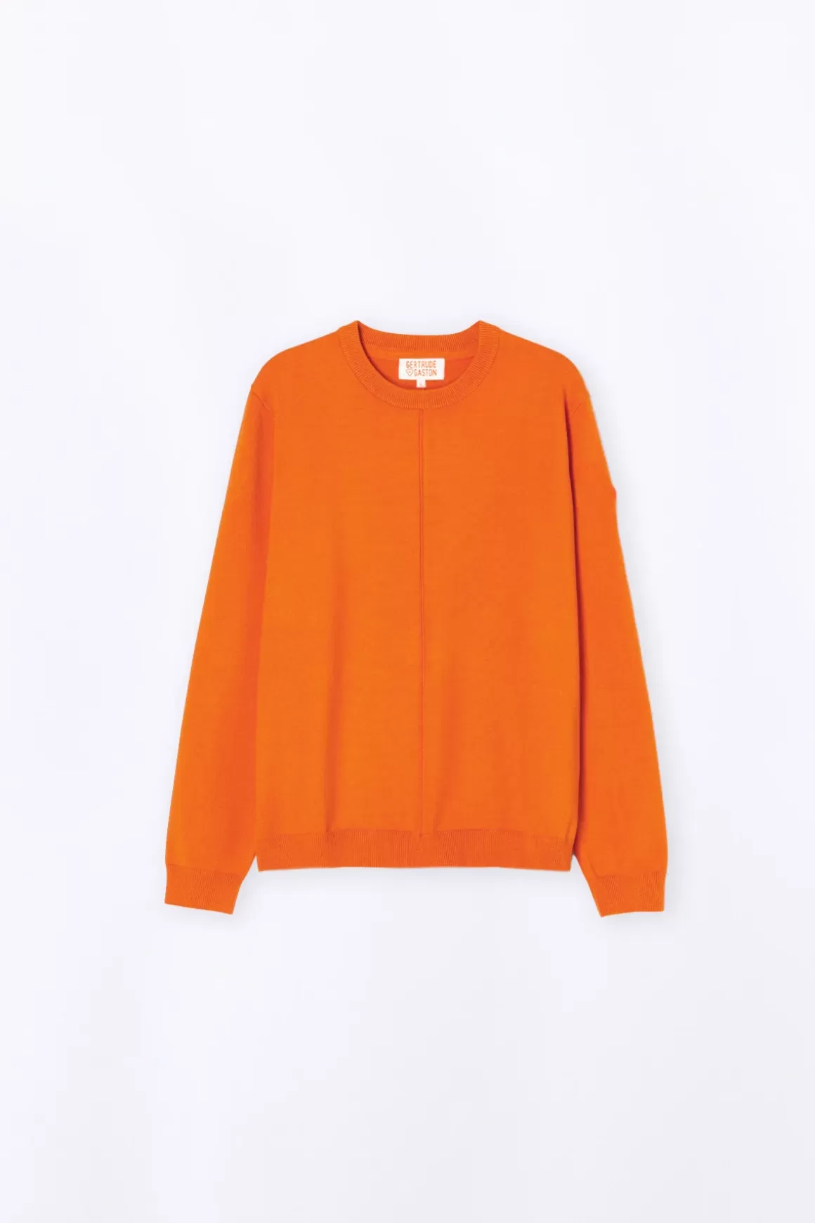 Gertrude Pulls & Polos*Pull En Maile Coupe Droite Alois Orange
