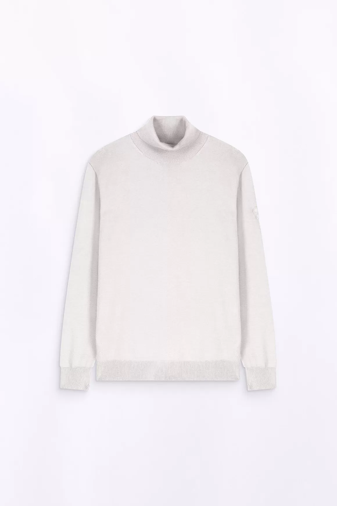 Gertrude Pulls & Polos*Pull En Maille Col Roule Eliott Ciment