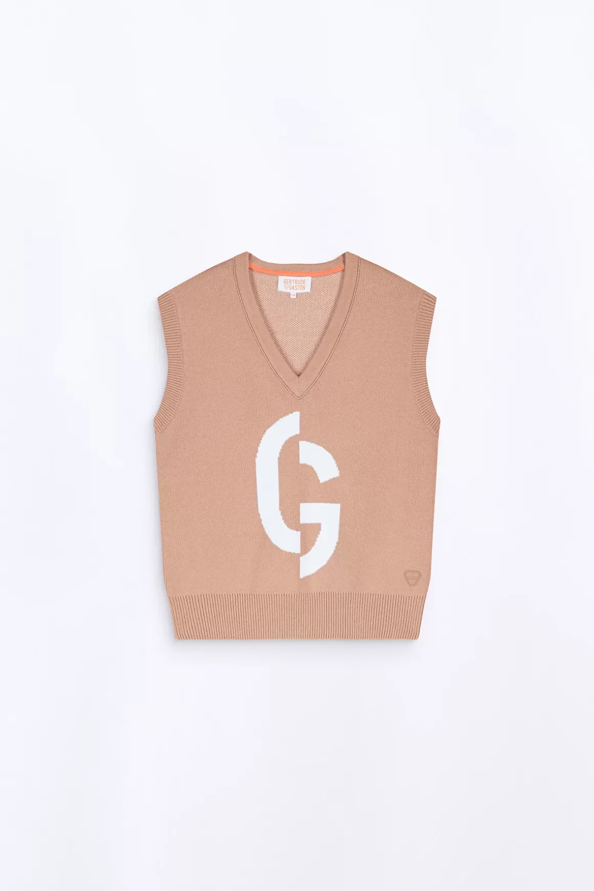Gertrude Pulls & Cardigans*Pull En Maille Col V Sans Manches Alba Liege