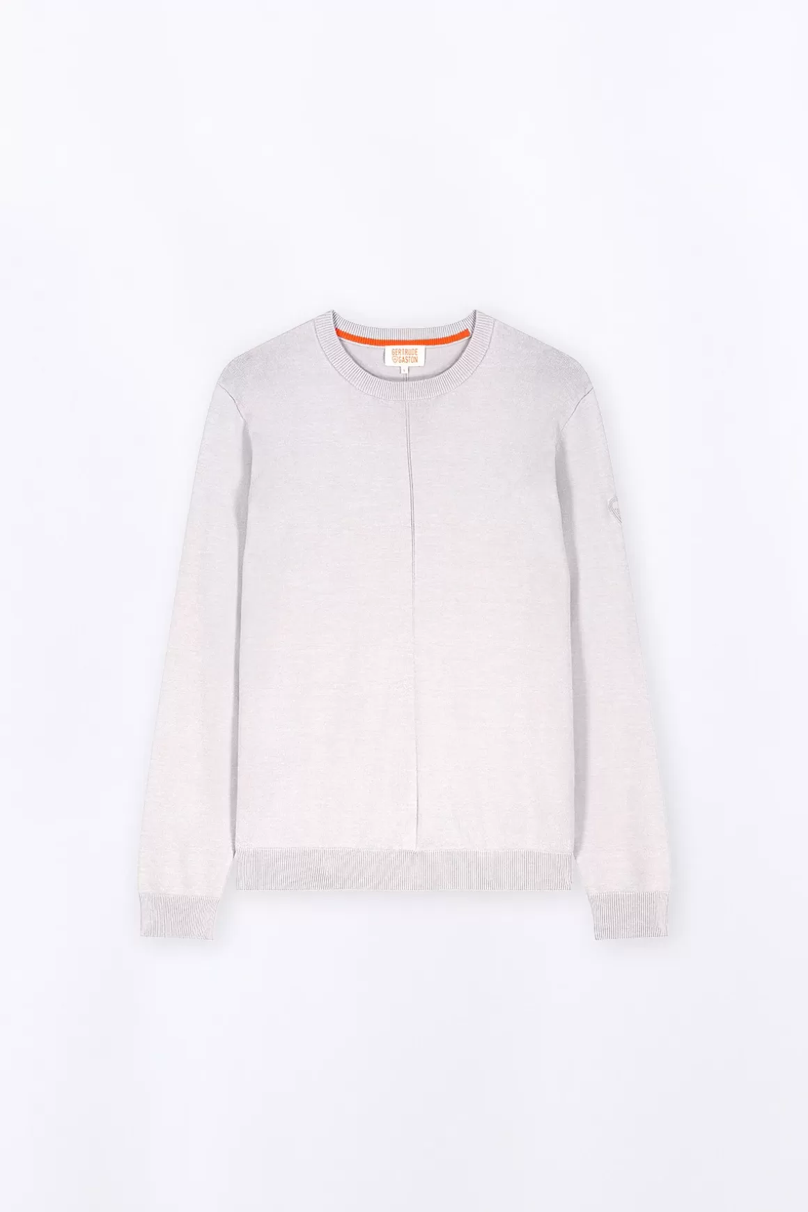 Gertrude Pulls & Polos*Pull En Maille Coupe Droite Alois Ciment