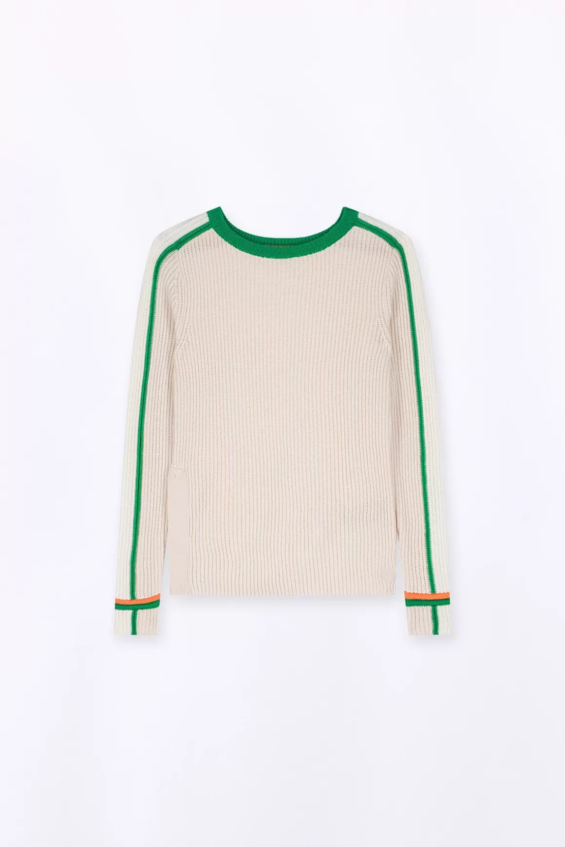 Gertrude Pulls & Cardigans*Pull Long Ajuste En Maille Perlee Aglae Ecru