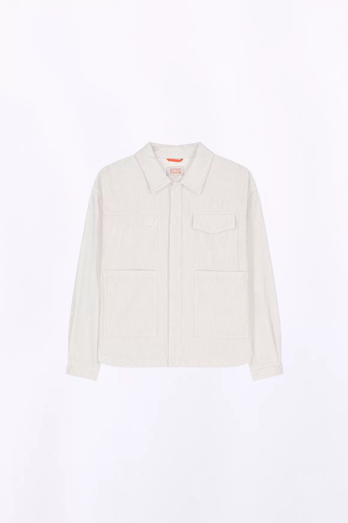Gertrude Vestes & Surchemises*Sur-Chemise En Velours Cotele Unisexe Aliocha Ecru