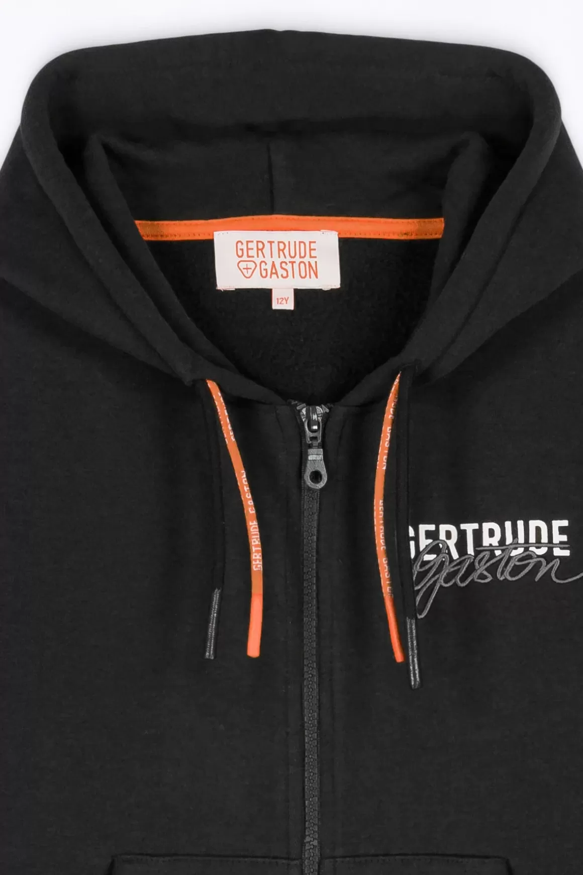 Gertrude Sweatshirts & Hoodies*Sweat A Capuche Avec Fermeture Zippee Little Paul Black