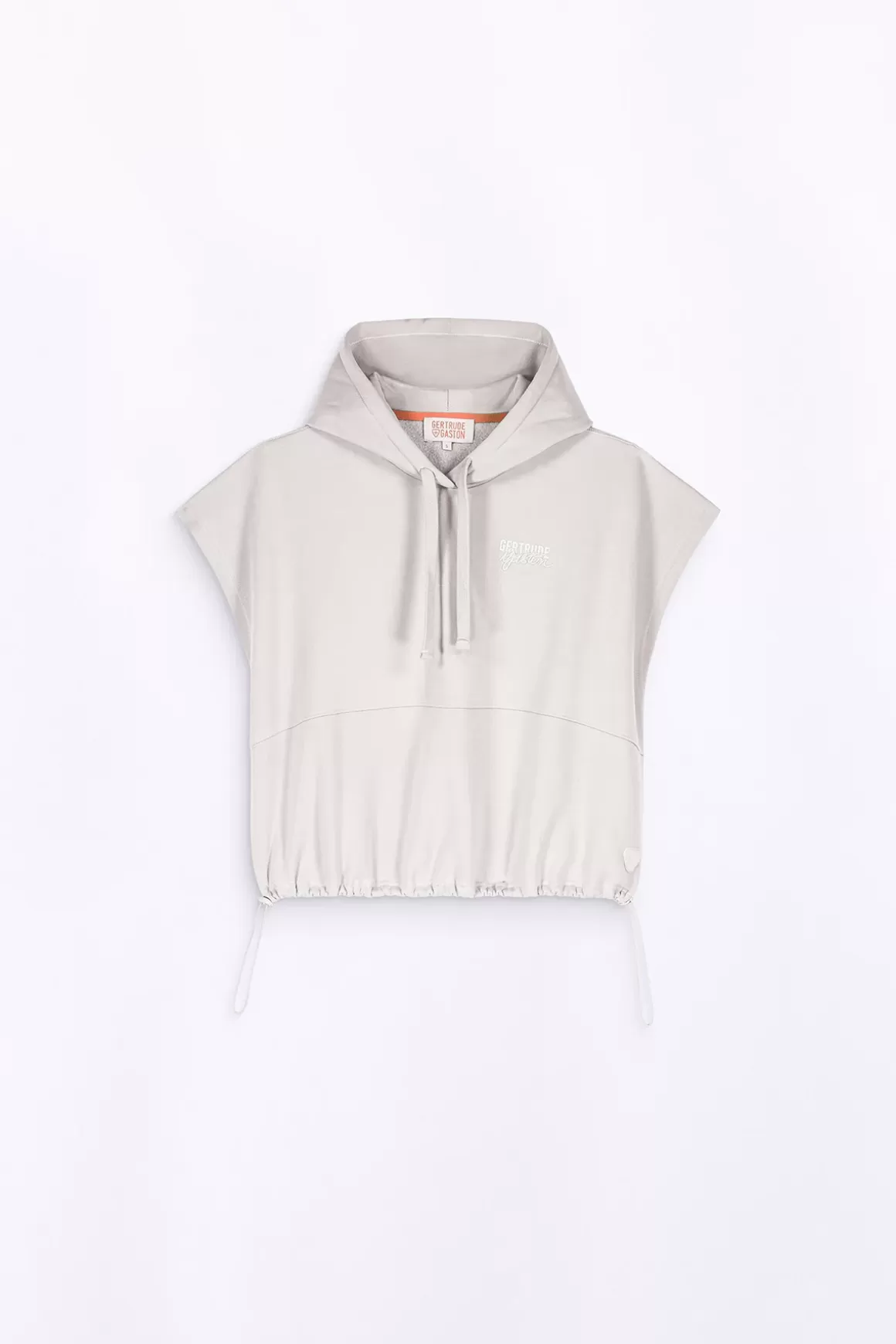 Gertrude Sweatshirts & Hoodies*Sweat A Capuche Sans Manches Amandine Ciment
