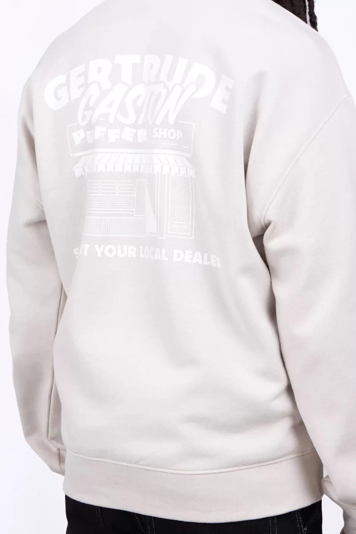 Gertrude Sweatshirts & Hoodies*Sweat Avec Impression Dans Le Dos Anto Puffer Ciment