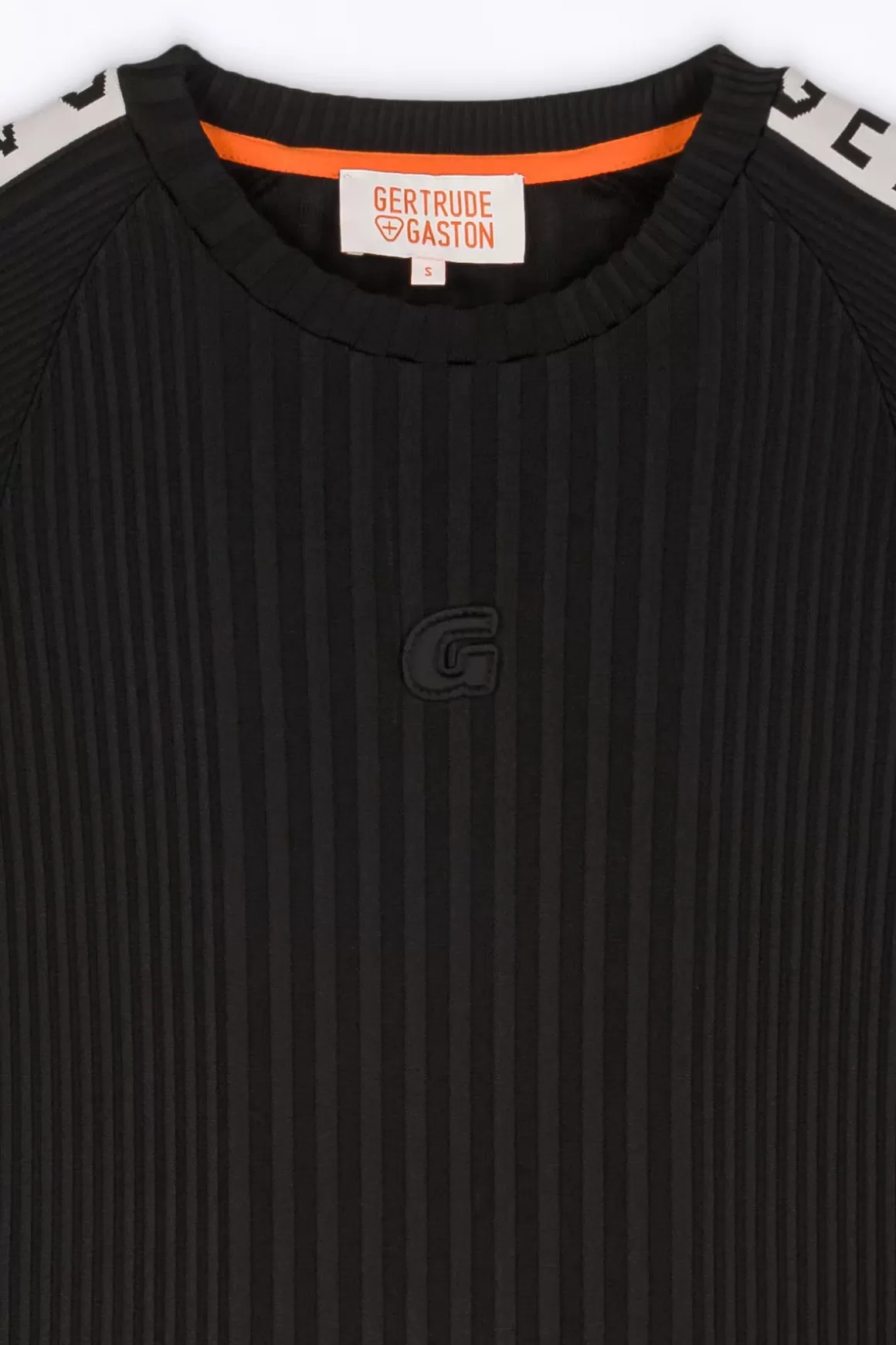 Gertrude Pulls & Cardigans*Top Ajuste A Bandes Contrastees Minouchka Black