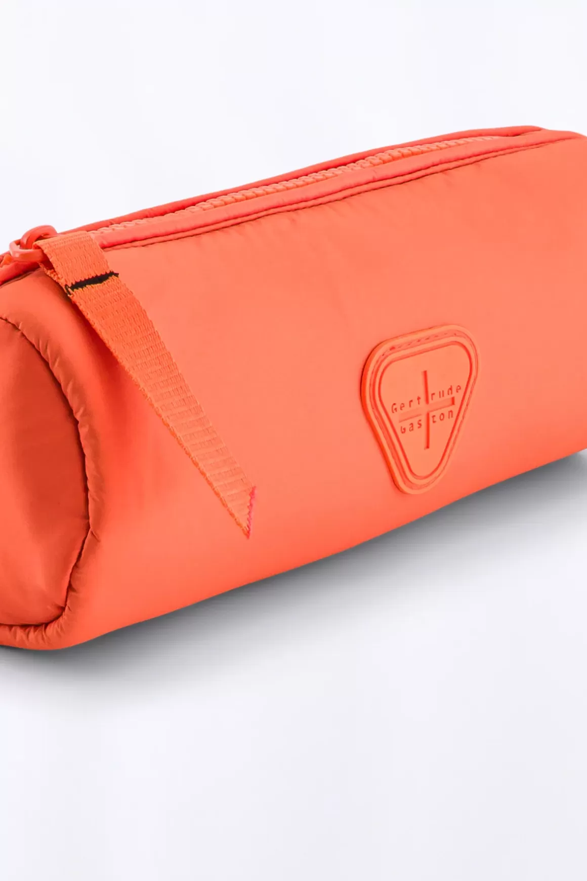 Gertrude Sacs A Dos & Trousses*Trousse Cylindrique En Nylon Pomme Orange