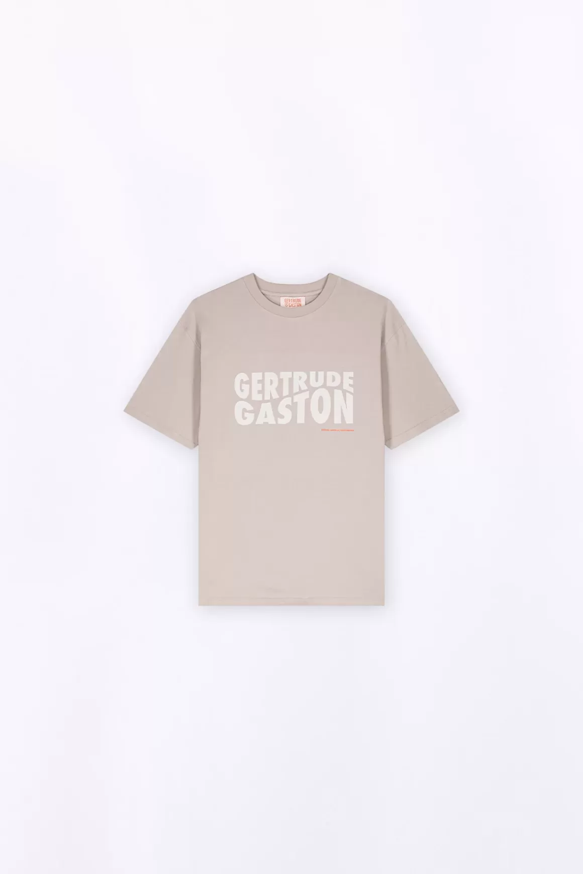 Gertrude T-Shirts*T-Shirt Avec Imprime Poitrine Little Leonce Ciment