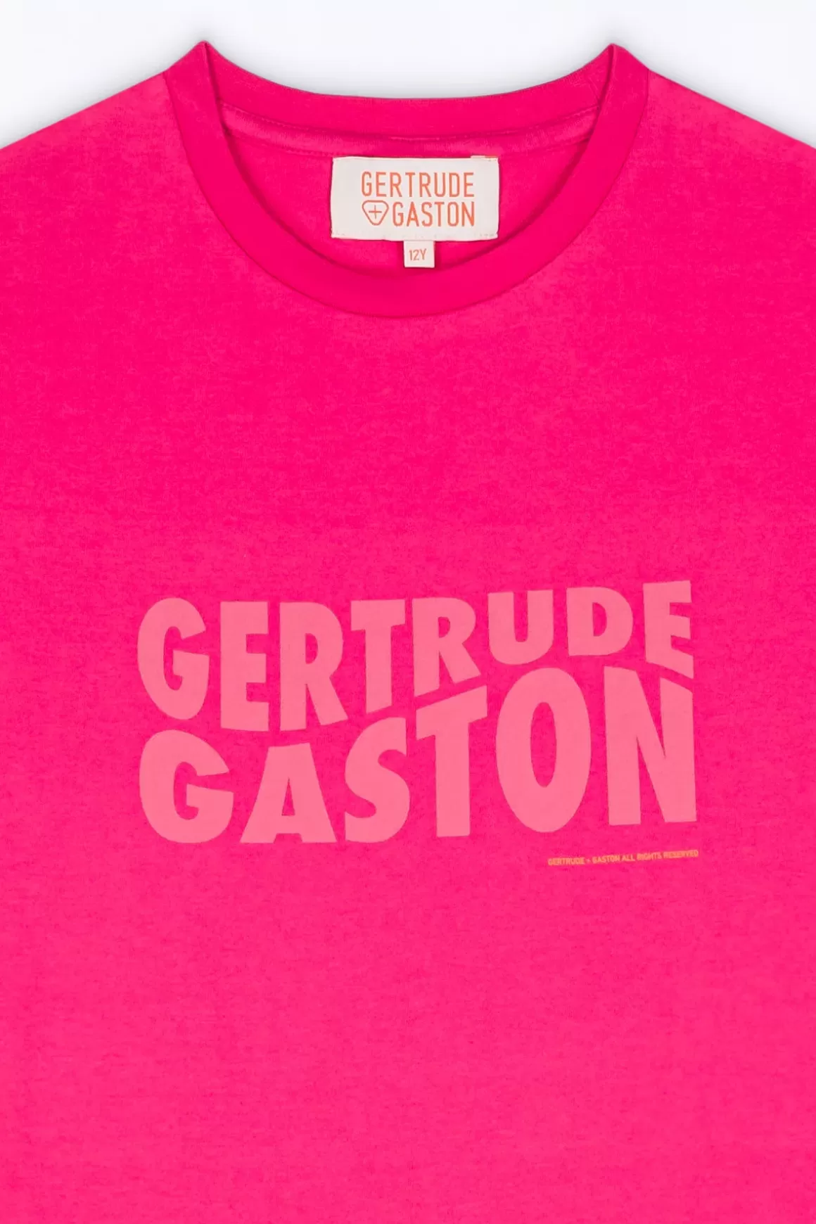 Gertrude T-Shirts*T-Shirt Avec Imprime Poitrine Little Leonce Magenta