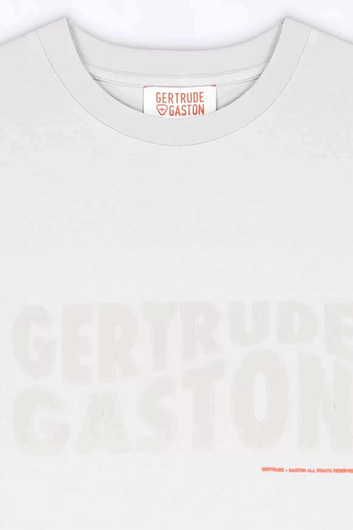 Gertrude T-Shirts*T-Shirt Avec Imprime Poitrine Little Leonce White