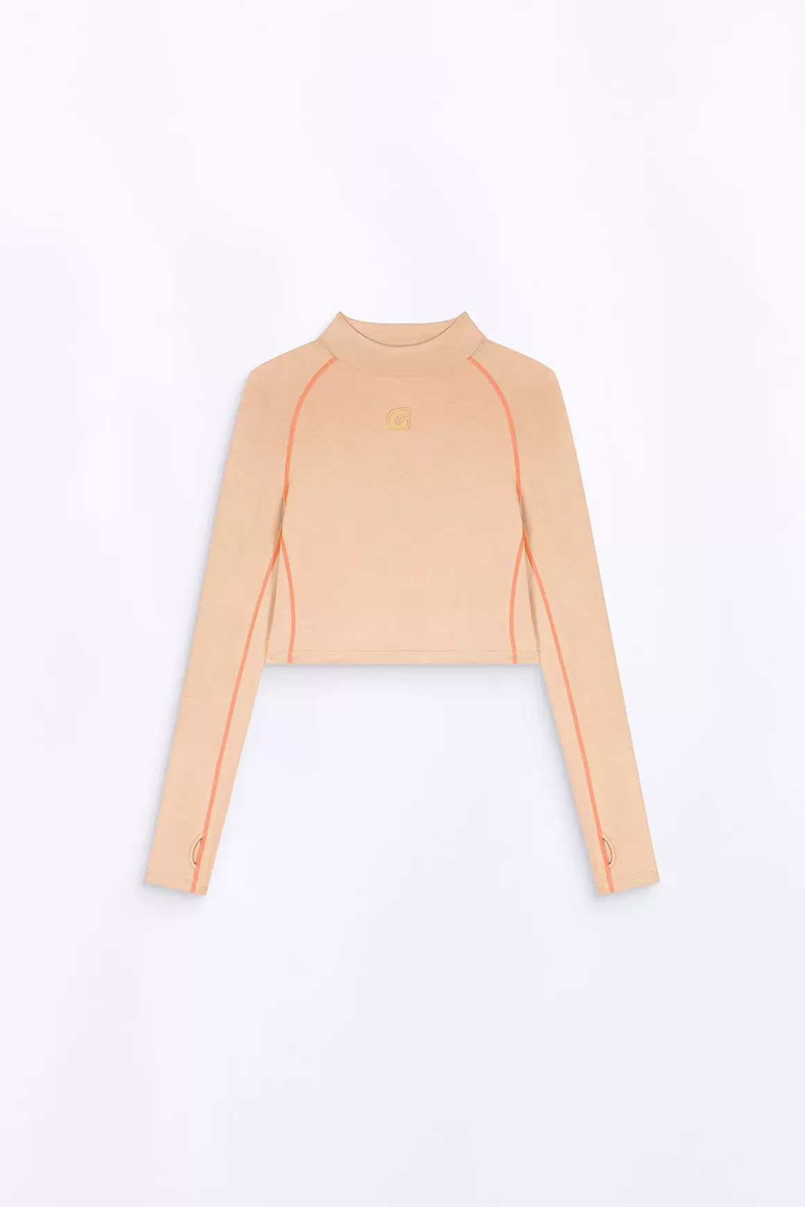 Gertrude T-Shirts*T-Shirt Col Montant Cropped Celine Liege