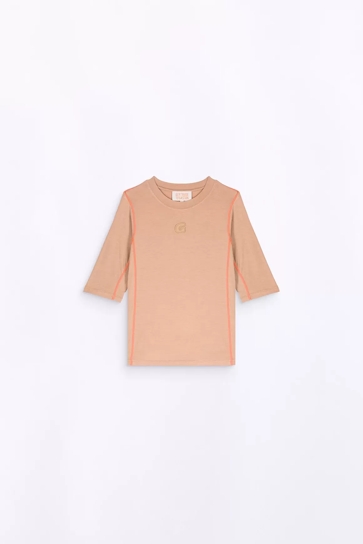 Gertrude T-Shirts*T-Shirt Col Rond Ajuste Adeline Liege