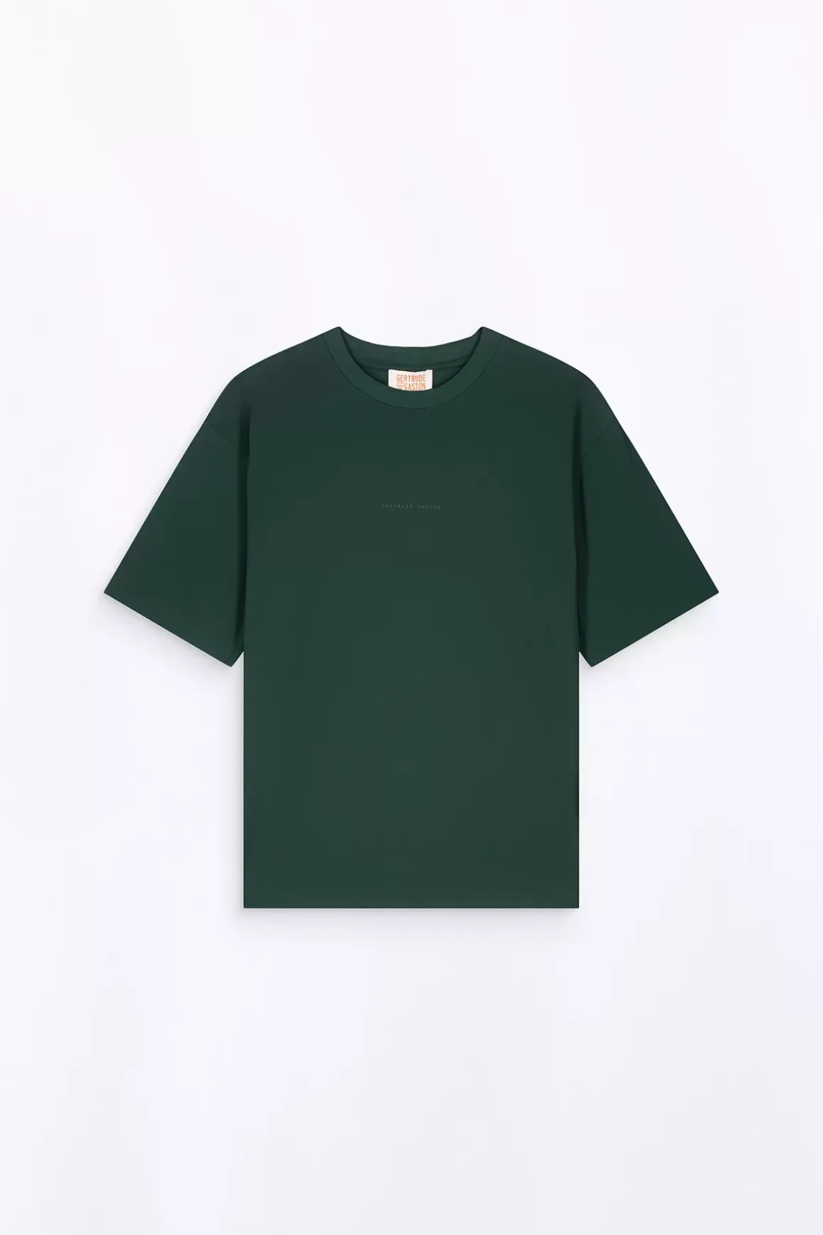 Gertrude T-Shirts*T-Shirt Col Rond Coupe Oversize Barnabe Dark Green