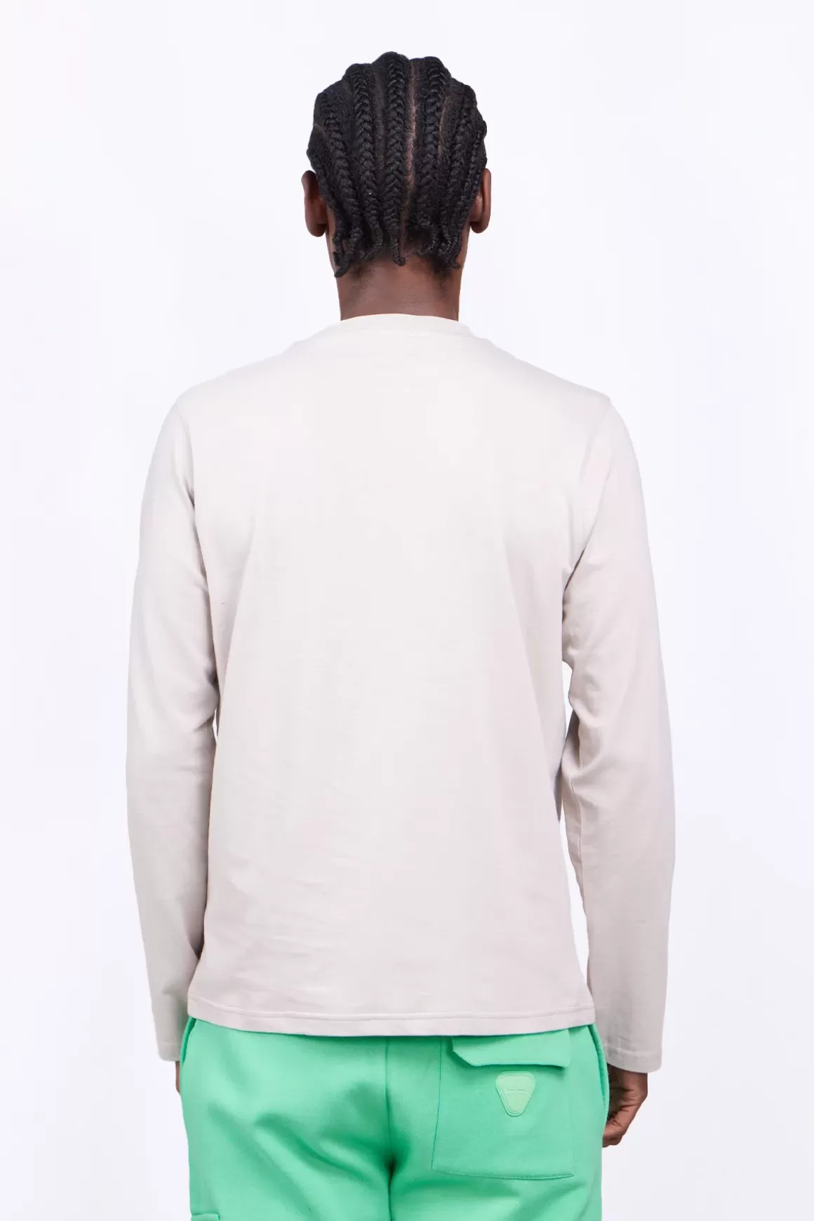 Gertrude T-Shirts*T-Shirt Col Rond Manches Longues Quentin Ciment