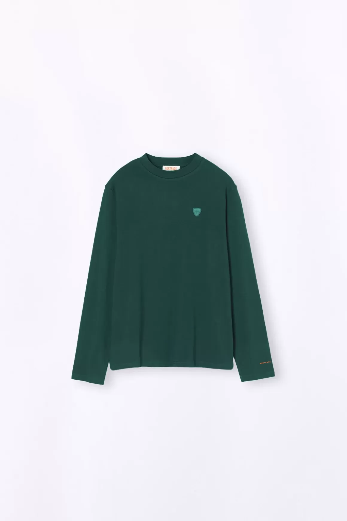 Gertrude T-Shirts*T-Shirt Col Rond Manches Longues Quentin Dark Green