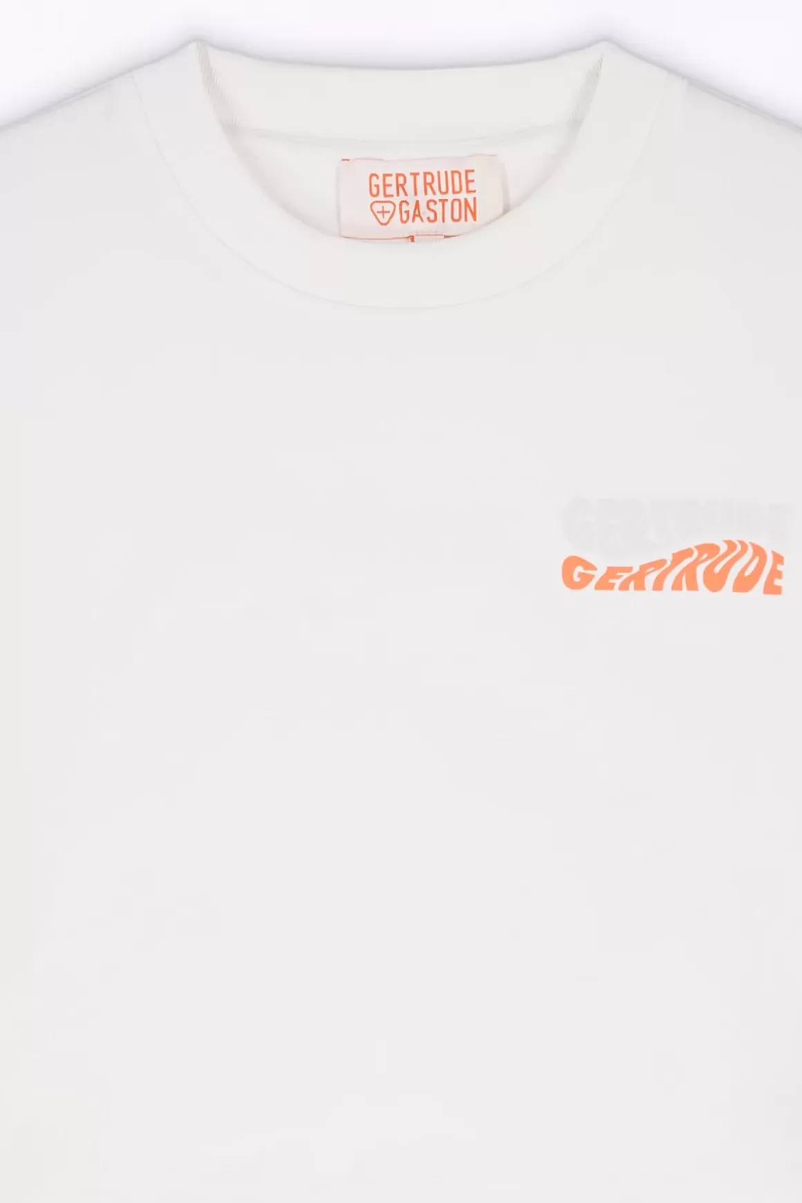 Gertrude T-Shirts*T-Shirt Cropped Col Rond Eden Optic White