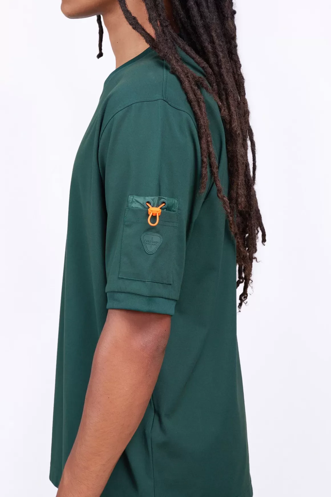 Gertrude T-Shirts*T-Shirt Poche Bi-Matieres Jordan Dark Green